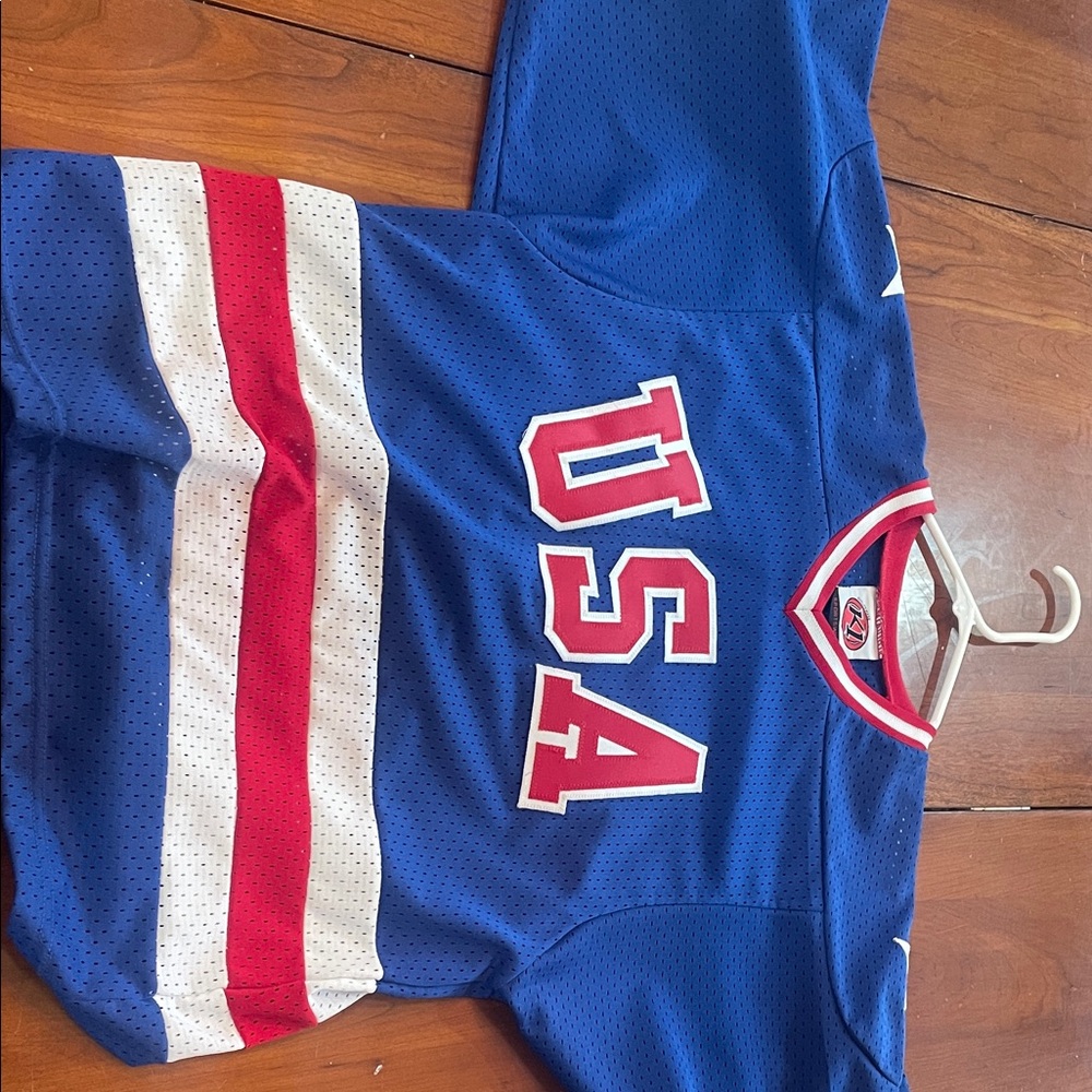 USA Blue and Red Kids Jersey